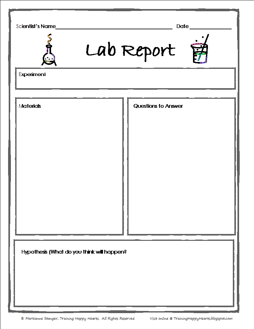 Lab report formats